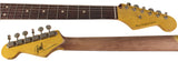 Nash S63 Guitar, Ocean Turquoise over 3 Tone Sunburst, Heavy Aging