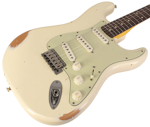 Nash S63 Guitar, Aged Olympic White, Medium Aging