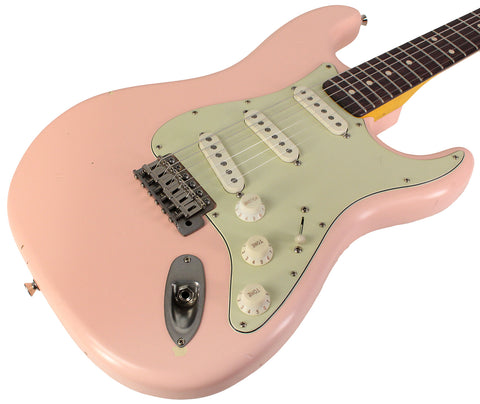 Nash S63 Guitar, Shell Pink, Light Aging
