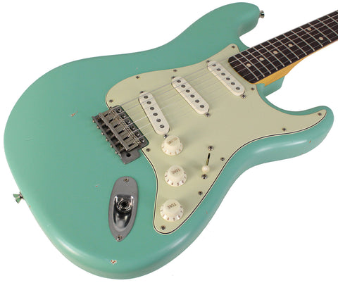 Nash S63 Guitar, Surf Green, Light Aging - Humbucker Music
