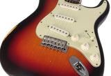 Nash S63 Guitar, 3-Tone Sunburst, Light Aging