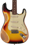 Nash S63 Guitar, 3-Tone Sunburst, Heavy Aging - Humbucker Music