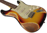 Nash S63 Guitar, 3-Tone Sunburst, Heavy Aging - Humbucker Music