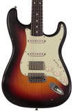 Nash S63 Guitar, 3 Tone Sunburst, HSS, Light Aging - Humbucker Music