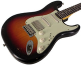 Nash S63 Guitar, 3 Tone Sunburst, HSS, Light Aging - Humbucker Music
