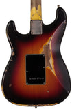 Nash S63 Guitar, 3-Tone Sunburst, Heavy Aging - Humbucker Music