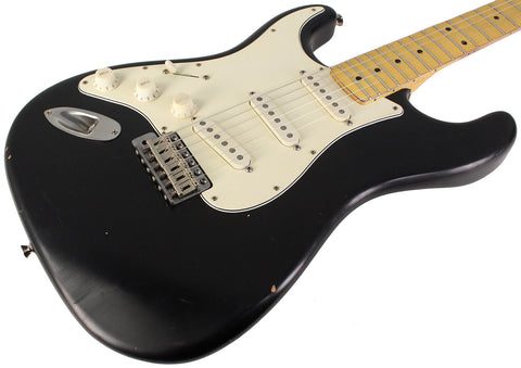 Nash S68HX Hendrix Guitar, Black, Light Aging - Humbucker Music