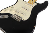 Nash S68HX Hendrix Guitar, Black, Light Aging - Humbucker Music