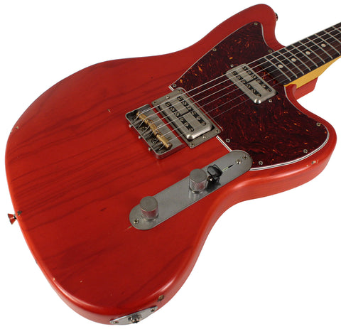 Nash T-Master Guitar, Gretsch Orange, Lollartrons
