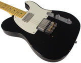 Nash T2HB Guitar, Black, Lollar Imperials, Light Aging