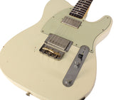 Nash T2HB Guitar, Olympic White, Light Aging