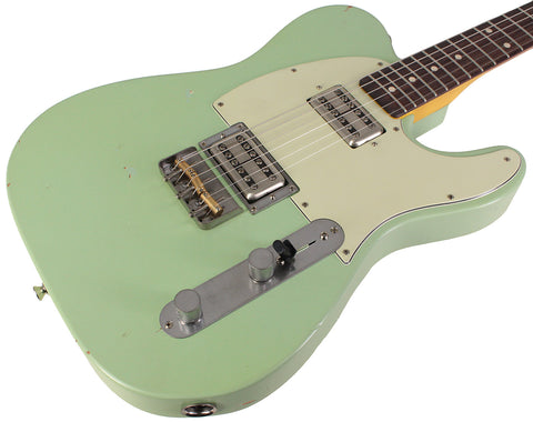 Nash T2HB Guitar, Surf Green, Lollartrons - Humbucker Music
