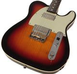 Nash T2HB Guitar, Double Bound, 3 Tone Sunburst, Light Aging
