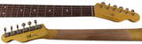 Nash T2HB Guitar, 3 Tone Sunburst, Light Aging