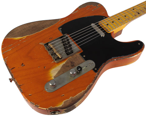 Nash T52 Guitar, Vintage Amber, Extra Heavy Relic