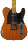 Nash T52 Guitar, Vintage Amber, Heavy Relic - Humbucker Music