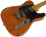Nash T52 Guitar, Vintage Amber, Heavy Relic - Humbucker Music
