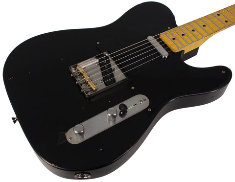 Nash T52 Guitar, Black, Light Aging