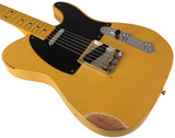 Nash T52 Guitar, Butterscotch Blonde, Medium Aging