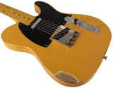 Nash T52 Guitar, Butterscotch Blonde, Medium Aging