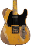 Nash T52 Guitar, Butterscotch Blonde, Extra Heavy Relic - Humbucker Music
