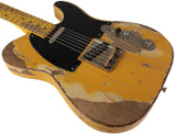 Nash T52 Guitar, Butterscotch Blonde, Extra Heavy Relic - Humbucker Music