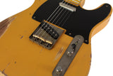Nash T52 Guitar, Butterscotch Blonde, Heavy Aging