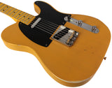 Nash T52 Guitar, Butterscotch Blonde, Light Aging