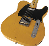 Nash T52 Guitar, Butterscotch Blonde, Light Aging