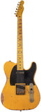 Nash T52 Guitar, Butterscotch Blonde, Heavy Aging