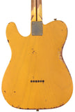 Nash T52 Guitar, Butterscotch Blonde, Heavy Aging - Humbucker Music