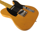 Nash T52 Guitar, Butterscotch Blonde, Light Aging
