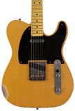 Nash T52 Guitar, Butterscotch Blonde, Medium Aging - Humbucker Music