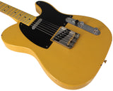 Nash T52 Guitar, Butterscotch Blonde, Light Aging