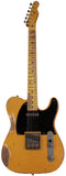 Nash T52 Guitar, Butterscotch Blonde, Heavy Aging
