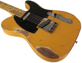 Nash T52 Guitar, Butterscotch Blonde, Heavy Aging