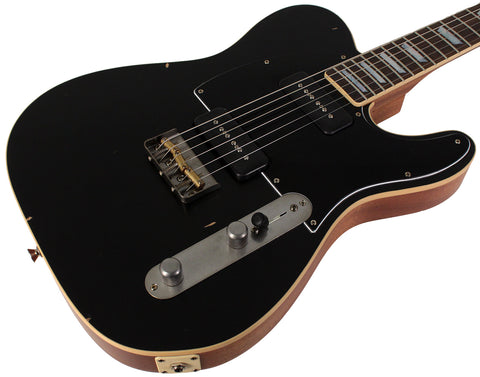 Nash T56 Guitar, Black Beauty, P90's, Light Aging