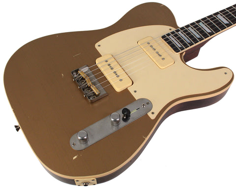 Nash T56 Guitar, Gold Top, Light Aging