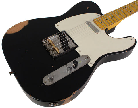 Nash T57 Guitar, Black, Medium Aging