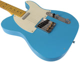 Nash T57 Guitar, Daphne Blue, Light Aging