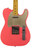 Nash T57 Guitar, Fiesta Red, Light Aging