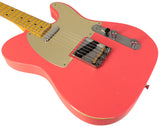 Nash T57 Guitar, Fiesta Red, Light Aging