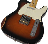Nash T57 Guitar, 2-Tone Sunburst, Medium Aging