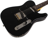 Nash T63 Guitar, Black, Black Pickguard, Light Aging - Humbucker Music