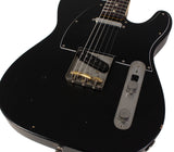 Nash T63 Guitar, Black, Black Pickguard, Light Aging - Humbucker Music