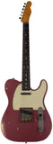 Nash T63 Guitar, Burgundy Mist, Light Aging