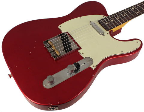 Nash T63 Guitar, Candy Apple Red, Light Aging