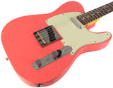 Nash T63 Guitar, Fiesta Red, Light Aging
