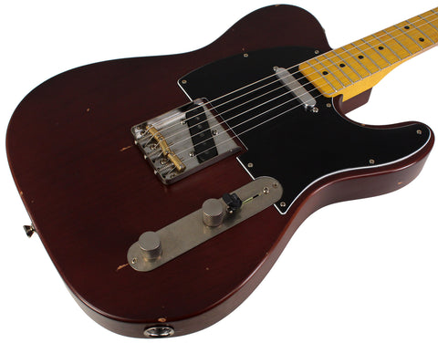 Nash T63 Guitar, Trans Mocha Brown, Light Aging