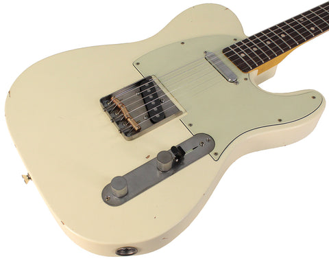 Nash T63 Guitar, Olympic White, Light Aging - Humbucker Music